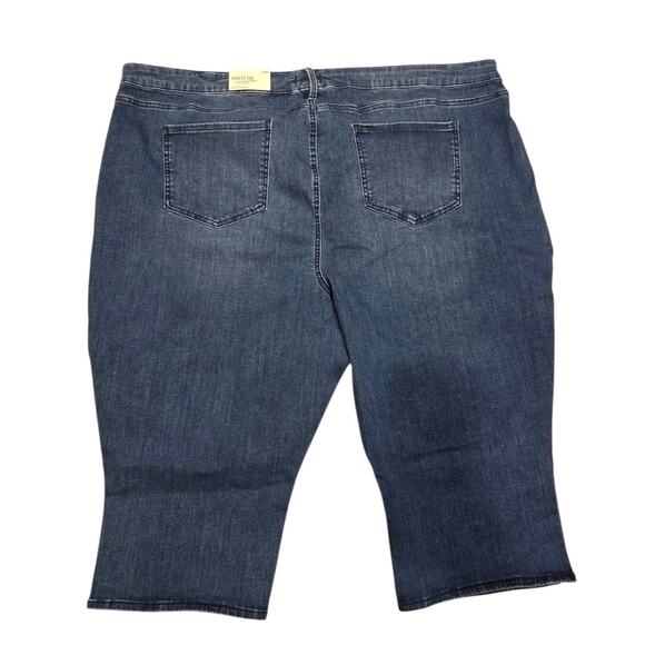 NYDJ Curves 360 Slim Straight Crop Side Slits Caliente | 28P NWT Athleisure - Picture 4 of 11